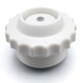 Swimables Spring Loaded Check Valve for Pools and Spas | Designed For the Return Line on Spas | 1.5 Inch MIP | Easy Thread Design and 316 Stainless Steel Spring (White)
