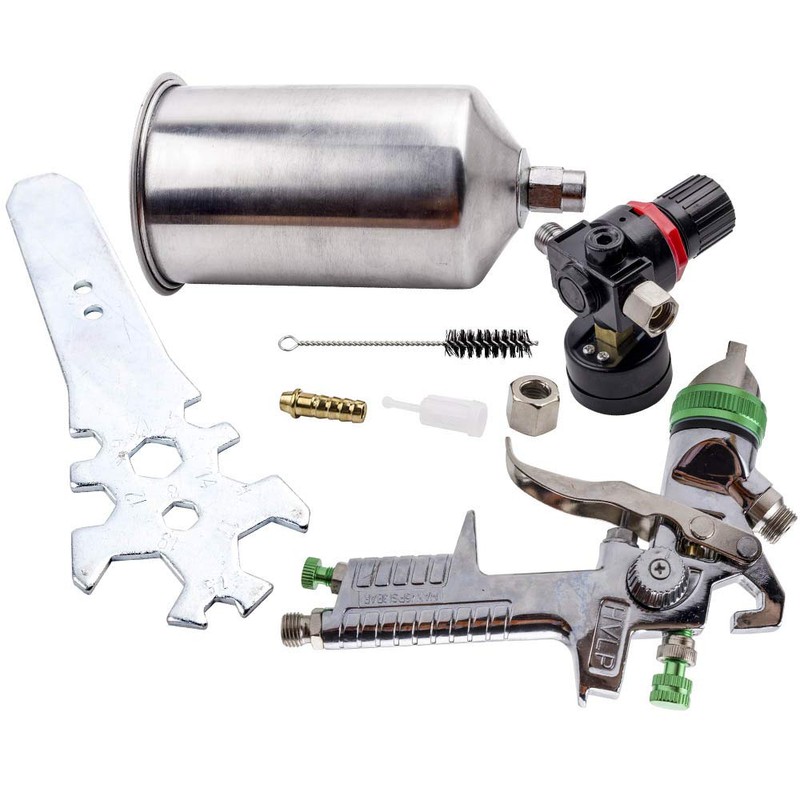 maXpeedingros 2.5mm HVLP Spray Gun Paint Sprayer Auto Paint Spray