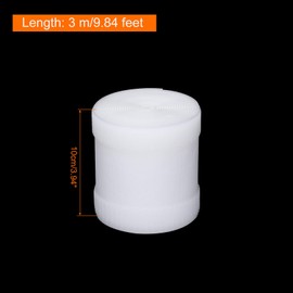 MECCANIXITY Carpet Cord Cover 9.8 Ft x 4" Grip Floor Cable Protector Management for Commercial Carpet and Loop Style Rugs Prevent Tripping Nylon Polyester Blend White 1Pcs