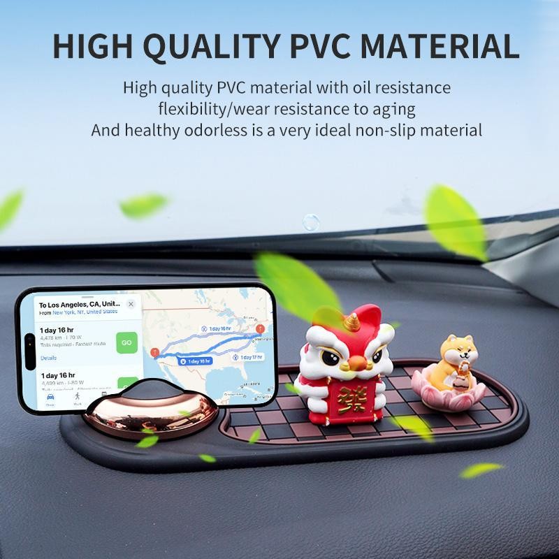 Multifunctional Vehicle-Mounted Anti-Slip Mat, Mobile Phone Navigation Frame, Central Control