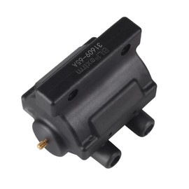 Spark Coil, 12V 5.0 OHM 2-Wire Dual Fire High Power Ignition Coil Pack Set for V-Twins 1965-1979, for Sportster 1000 1200 900 Electra Glide Roadster Softail Fat Bob Dyna Replace 31609-65A