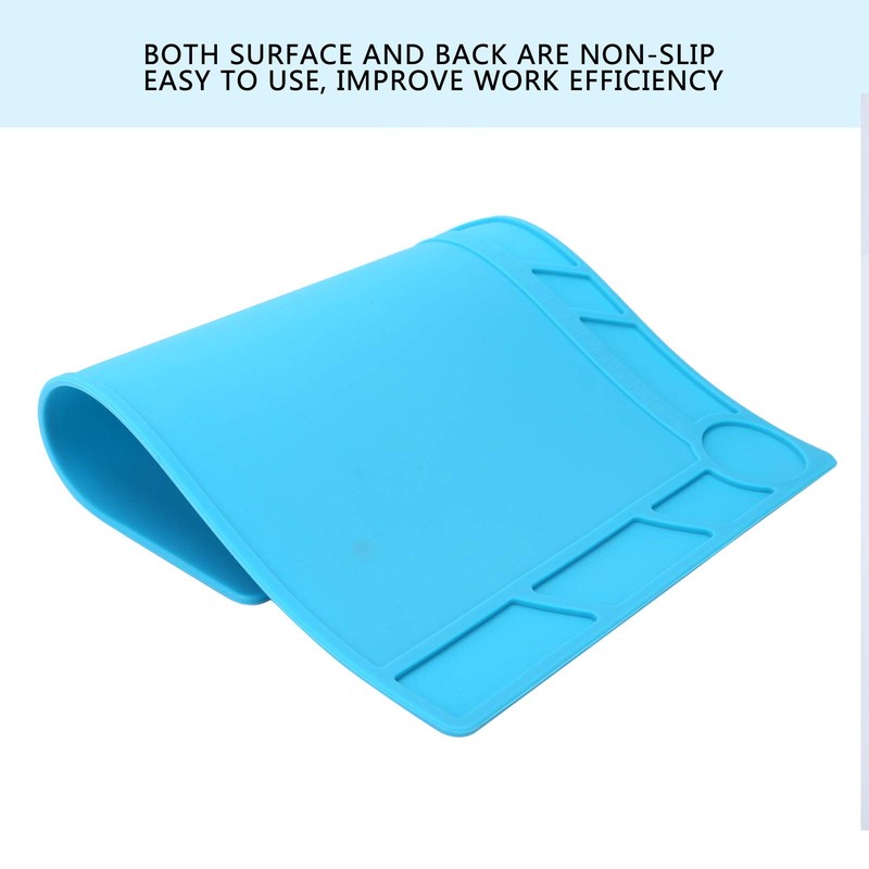 Watch Repair Mat Anti-Static 35x25cm Soft Rubber Watchmaker Soldering Organizer