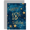 Stylish Star Sky 18th Birthday Card for Men - Teenager
