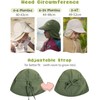FURTALK - Gorro de sol para bebé, UPF 50+, ajustable,