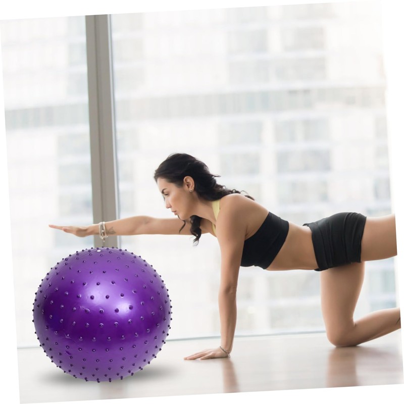 CIYODO Pilates Yoga Ball Exercise Ball Bumpy Texture for Muscle