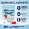 Magnesium Bisglycinate Gummies, High Absorption, Raspberry Flavour, Improved Sleep, Neural