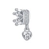YQSLIN Cinderella Crown Charm Princess King Queen Regal Crown Heart