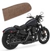 Motorcycle Fender Bib Cover Artificial Leather Decorative Pad Flame Pattern