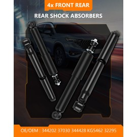 for Toyota Shocks Sets, OCPTY 4 x Front Rear Struts Shock Absorbers Fit for 1984 1985 1986 1987 1988 1989 for Toyota 4Runner,1986 1987 1988 1989 1990 1991 1992 1993 1994 1995 for Toyota Pickup 344202