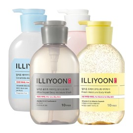 Amore Illiyoon Body Wash 500ML 2 pack - 02 Ceramide Ato 6.0 Top to Toe Wash 500ml x 2 / 아모레 일리윤 바디워시 500ML 2입 모음 - 02 세라마이드 아토 6.0 탑투토워시 500ml x 2
