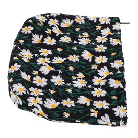 BESPORTBLE Daisy Floral Makeup Bag for Women Lightweight Embroidered Travel Organizer Charming Toiletry Purse with Flexible Storage for Go Use and Daily Routine