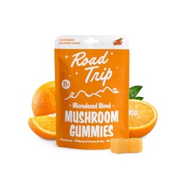 Road Trip - Microdosed - Mushroom Gummies - 1 Pack (1 - Pack, Orange)