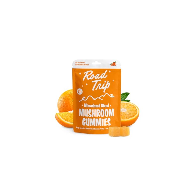 Road Trip - Microdosed - Mushroom Gummies - 1 Pack