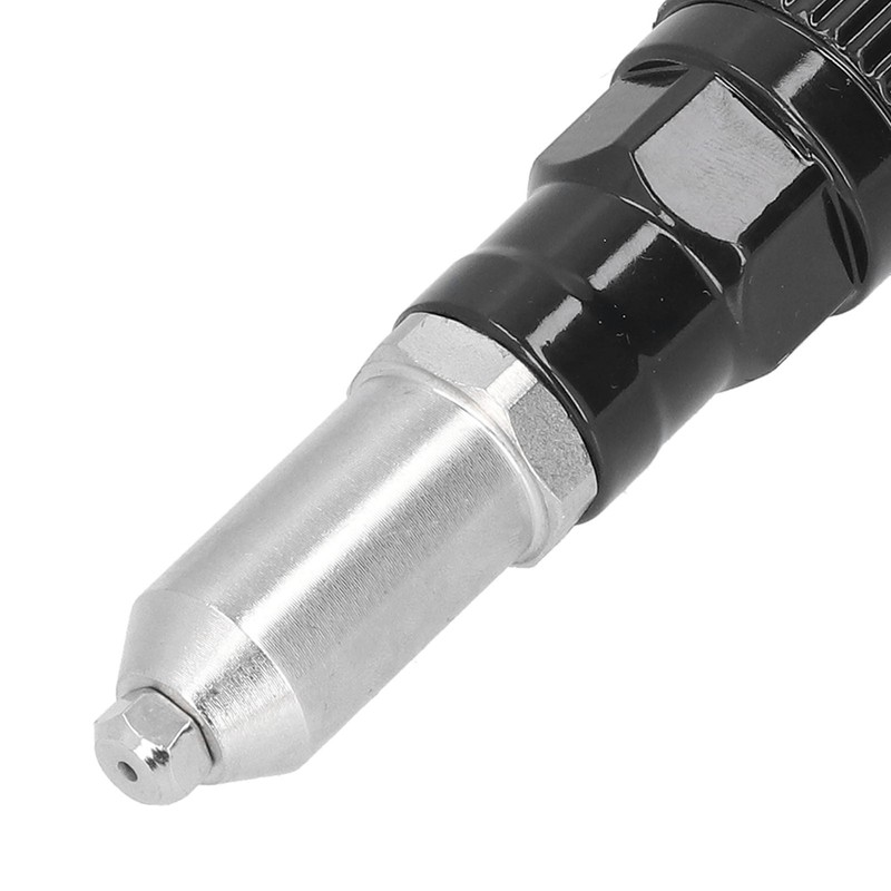 Electric Rivet Gun Adapter Black Hex Shank Cordless Riveting Drills