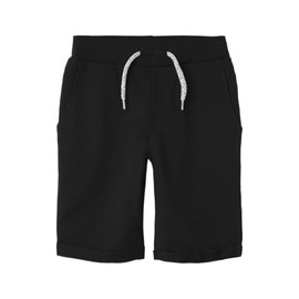Name It Boy’s Nkmvermo Long SWE Unb F Noos Shorts, black