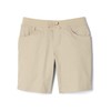 French Toast Girls' Big Pull-On Cotton Twill Shorts with Pockets,