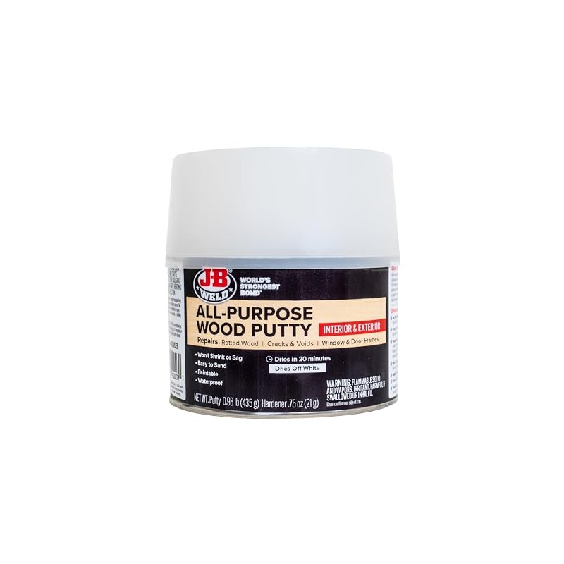 J-B Weld 40003 Wood Restore Repair Putty - 0.75 Pt.