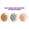 DecoPac Shimmer Rocks, Silver Sugar Candy Decorations For Cakes, Toppings,