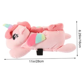 CAXUSD Plush Doll Tissue Box Holder for Home Car Soft Decorative Napkin Organizer Cartoon Animal Design Convenient Tissue Storage for Adults