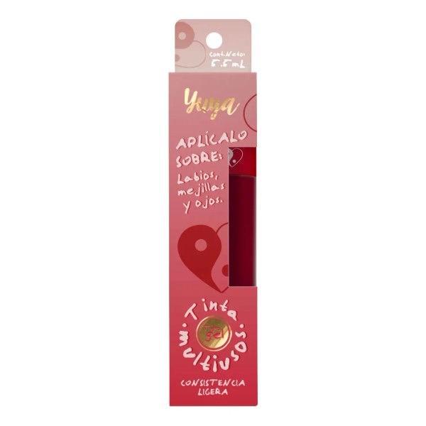 Tinta Multiusos Yuya Labios Mejillas Y Ojos Yin Yang 5.5ml