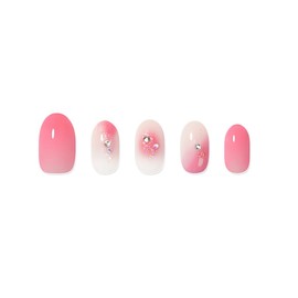 DASHING DIVA Magic Press Pinkish Cheek Nail 30 Tips