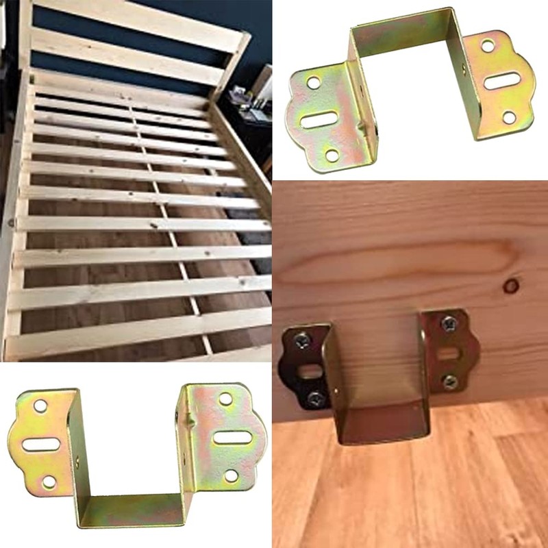 Bed Rail Brackets, Metal Bracket Bed Hinge, 40 mm Square
