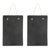 2 Packs Slate Farmouse Hanging Chalkboard Sign,8 x11 Inches -