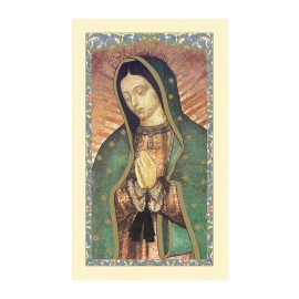 Our Lady of Guadalupe - Laminated Holy Card
