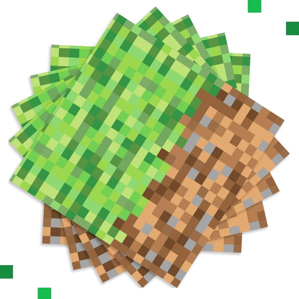 KOBOKO Pack of 20 Pixel Motif Napkins