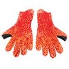 2pcs Soccer Gloves Nylon Polyurethane Fiber Latex Breathable Strong Grip