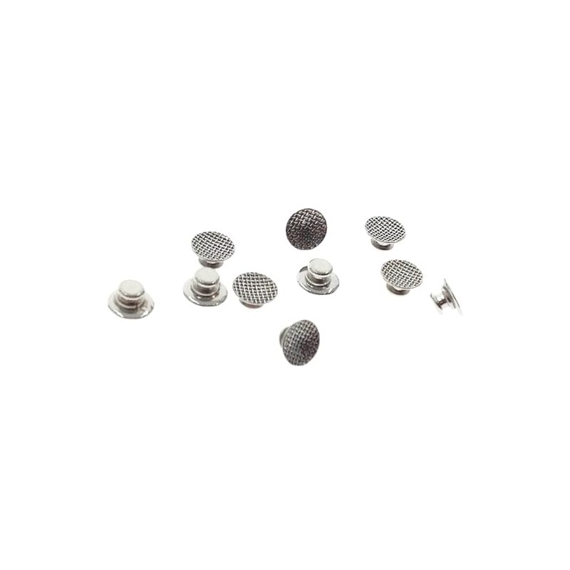 30 piezas Nuevos Botones Linguales Dentales Redondos Base Materiales Dentales