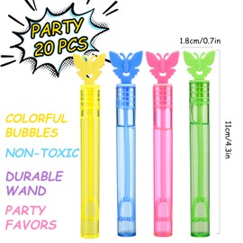 ALTcompluser Mini Soap Bubbles Set, Small, Children, Party Bags, Sticks, Party Favours, Wedding, Pack of 20