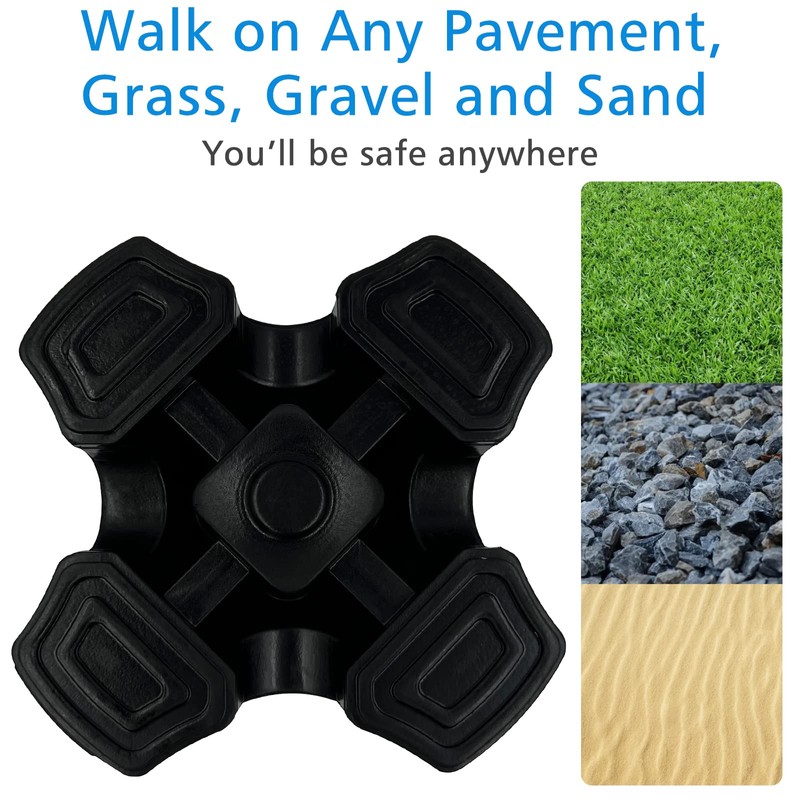 XSL Cane Tips - 3/4 Inch Heavy Duty Rubbers Self