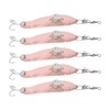 5PCS LED Fishing Lure Light Rustproof Stainless Steel LED Lighted