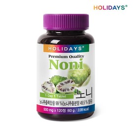 Holidays Noni 120 Tablets 1 Bottle (4-month supply) / 홀리데이즈 노니 120정 1병 (4개월분)