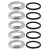 VGOL 5pcs Washbasin Tap Base Ring with Seal ABS Faucet