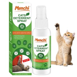 Cat Scratch Deterrent Spray,Natural Cat Repellent Spray for Furniture Indoor & Outdoor, No Scratch Training Aid,Prevent Scratching, Digging & Chewing