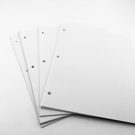 Shuokecrafts Loose Leaf Paper,(8.5" x 11") - 3-Hole Punched Letter, Filler Paper,Multi-Use Print & Copy Paper Brightness (500)