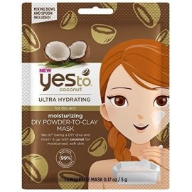 Yes to Coconuts Moisturizing DIY Powder-to-Clay Mask 0.25oz , Pack of 1