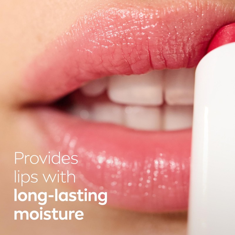 NIVEA Shimmer Lip Care, Shimmer Lip Balm with Shea Butter,