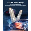 ECCPP 8 PCS Platinum Iridium Spark Plugs for Ford for