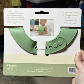 Upward Silicone Baby Food Catching Bib NEW With Tags