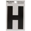 The Hillman Group 841812 3-Inch Letter H Reflective Square-Cut Mylar,