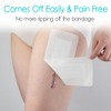 10 Pcs Waterproof Adhesive Island Dressing 4"x14" for Post Knee