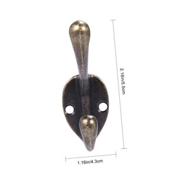 Operitacx 1set Antique Wall Hook Vintage Style Set Heavy Duty Easy Install for Home Decor