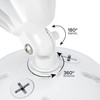 Maxxima LED Outdoor Flood Wall Light, Exterior Security Light w/Adjustable