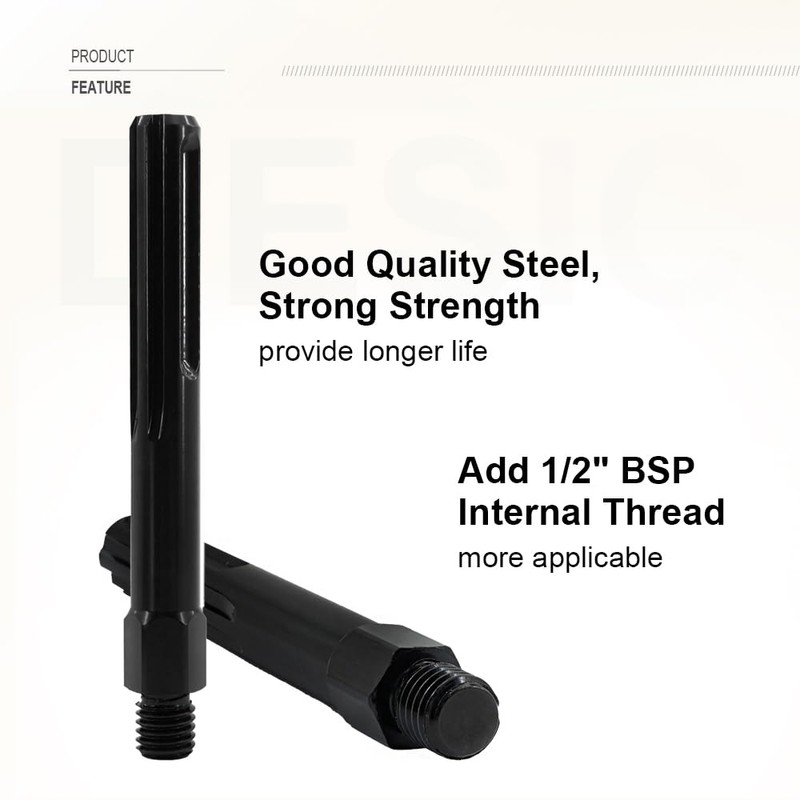 SHDIATOOL Adapter of Hole Saw SDS Max to 5/8-inch -11