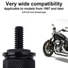 Motorcycle Rear Fender Seat Bolt, Gesture Style 1/4"-20 Thread Knurled