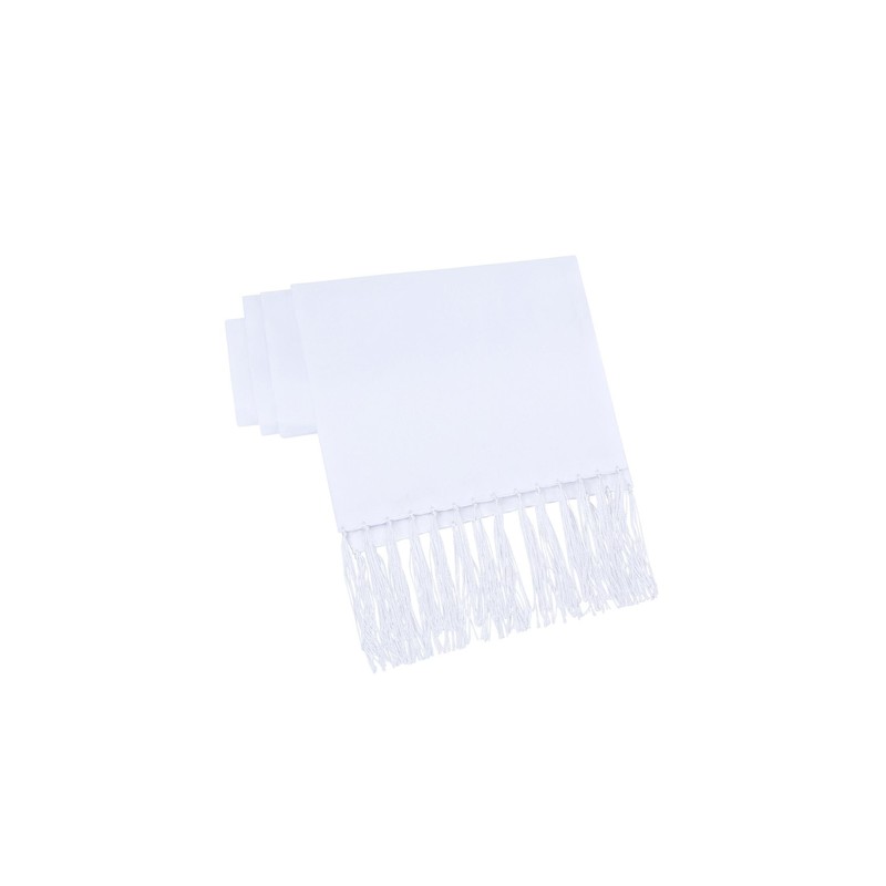 S.H. Churchill & Co. Men's Formal Satin Scarf (White)