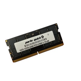 parts-quick 16GB Memory for MSI Notebook Raider GE78 HX 13V / SmartTP 13VG Compatible DDR5 5200MHz PC5-41600 SODIMM Memory